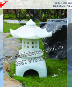 Đèn đá sân vườn đá trắng NBS-DD260