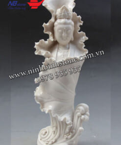 Tượng quan âm mặc lá sen NBS-TQA234