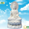 Tượng quan âm đá trắng phong thủy