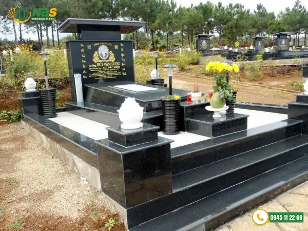 Mẫu mộ đá Granite tại xưởng NBStone