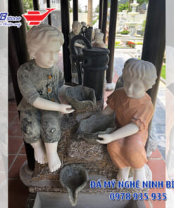 Đài phun nước tượng trẻ em NBS-TDNT259