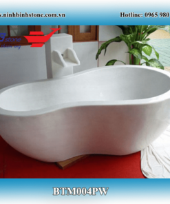 Bồn Tắm Đá Cẩm Thạch Trắng Tinh Khiết NBS-BTĐ 218
