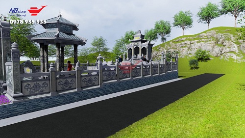 Thiết kế lăng mộ đá xanh đẹp của Ninh Bình Stone