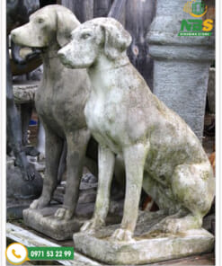 Tượng chó đá phong thuỷ chất lượng cao NBS-TCĐ 248