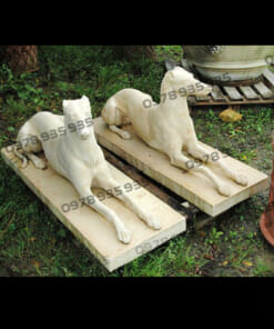 Chó Đá bằng đá vàng đẹp NBS-TCĐ 234