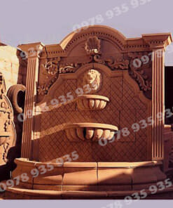 Đài phun nước bằng đá vàng NBS-DPN267