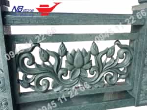 Mẫu lan can đá xanh rêu mới nhất