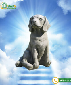 Tượng chó đá bằng đá tự nhiên NBS-TCĐ 240