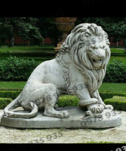 Tượng sư tử đá đẹp NBS-STĐ 227 - Tượng sư tử đá phong thủy đẹp nhất
