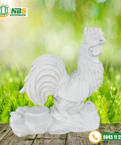 Tượng Gà Đá NBS-TD12CG 201 - Tượng phong thủy 12 con giáp