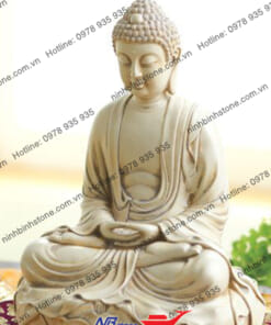 Tượng Phật Thích Ca ngồi trên đài sen NBS-TPTC238