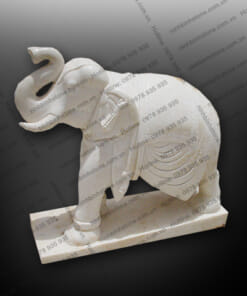 Tượng Voi Đá Tự Nhiên - Tượng voi đá phong thủy giá rẻ NBS-VĐ240