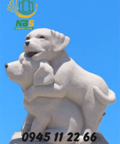 Cặp chó đá phong thủy đẹp NBS-TCĐ 256