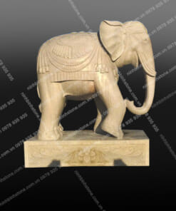 Tượng Voi Đá Tự Nhiên - Voi đá chất lượng giá rẻ NBS-VĐ249