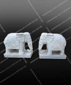 Tượng Voi Đá Tự Nhiên - Voi đá phong thủy  NBS-VĐ261