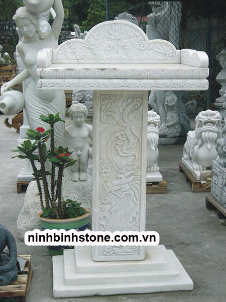 Kích thước cây hương ngoài trời thờ thần linh | Bàn thờ ngoài trời 25 Hình ảnh cây hương ngoài trời không mái của Ninh Bình Stone