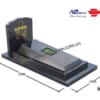 Mẫu mộ đá granite đẹp NBS MĐ077