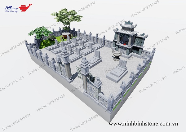 Khu lăng mộ đẹp nbs 062 của Ninh Bình Stone