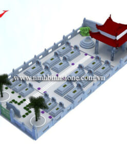 Mẫu lăng mộ đá đẹp NBS-LMD303