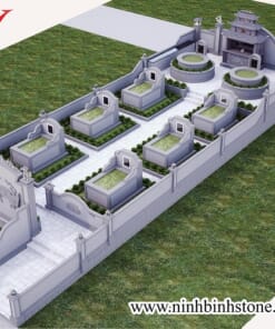 Mẫu lăng mộ đá đẹp NBS-LMD305