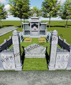 Mẫu lăng mộ đá đẹp NBS-LMD307