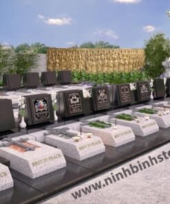 Mẫu mộ đá Granite Công giáo NBS-MCG244