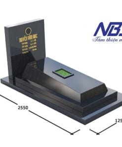 Mẫu mộ đá Granite dáng hiện đại NBS-MĐG266