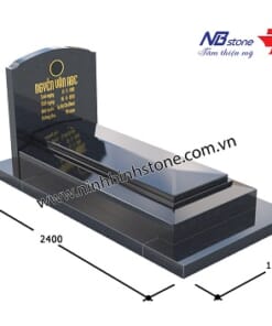 Mẫu mộ đá Granite dáng hiện đại NBS-MĐG268