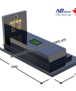 Mẫu mộ đá Granite dáng hiện đại NBS-MĐG270