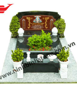 Mẫu mộ đá Granite đẹp NBS-MĐG279 dáng hiện đại