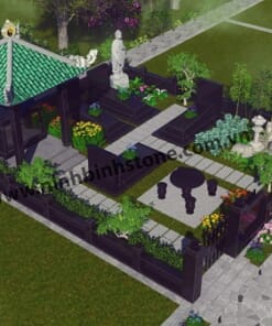 Mẫu mộ đá Granite NBS-MĐG261