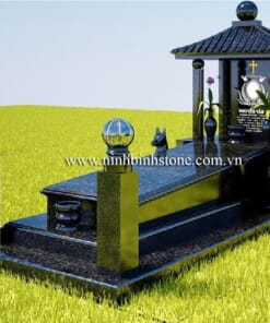Mộ đá hoa cương đẹp NBS-MĐHC220