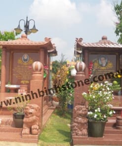 Mộ đá hoa cương đẹp NBS-MĐHC224