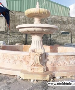 Đài phun nước bằng đá đẹp NBS-DPN281
