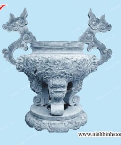 Mẫu lư hương đá đẹp NBS-LHD221
