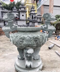 Mẫu lư hương đá đẹp NBS-LHD222