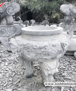 Mẫu lư hương đá NBS-LHD223