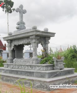 Mẫu mộ đá Công giáo đẹp NBS-MCG247
