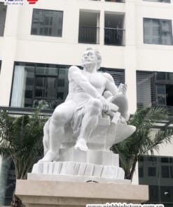 Tượng Hephaestus trong bộ 12 vị thần Hy Lạp bằng đá NBS-TTHL208