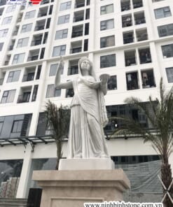 Tượng đá nữ thần Hera trong bộ 12 vị thần Hy Lạp bằng đá NBS-TTHL209