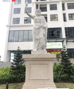 Tượng đá Zeus trong bộ 12 vị thần Hy Lạp bằng đá NBS-TTHL212