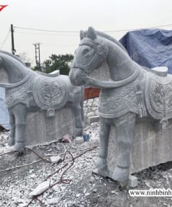 Mẫu tượng ngựa đá đẹp NBS-ND237