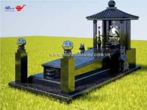Mẫu mộ đá hoa cương tại xưởng NBStone