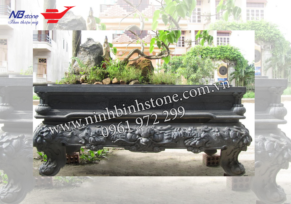 Top 10 chậu đá tự nhiên dáng sang trọng dùng để trồng bonsai