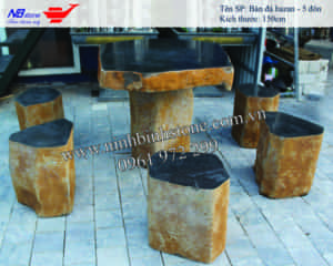 Top 10 bộ bàn ghế đá sân vườn từ đá tự nhiên cực đẹp