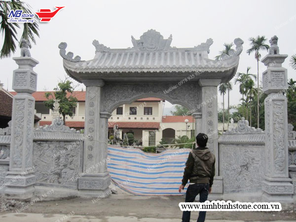 Top 5 mẫu cổng đá đẹp 2020