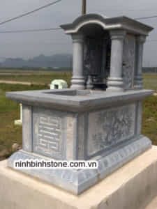 Nên chọn mộ đá một mái hay mộ đá hai mái
