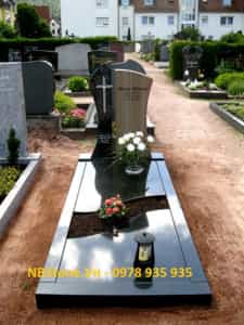 Mẫu mộ đá hoa cương tại xưởng NBStone