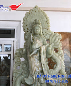 Tượng quan âm đá xanh