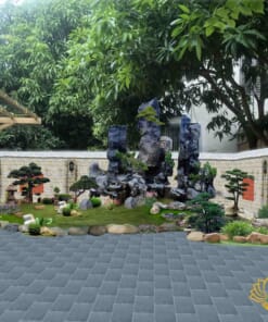 Hòn non bộ đá đen đẹp NBS-HNB 289